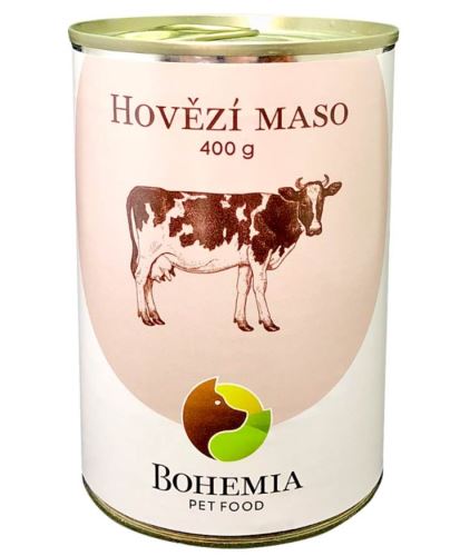 BOHEMIA Hovězí maso ve vlastní šťávě 400g
