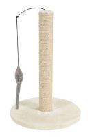Škrabadlo sloupek s hračkou béžová 48cm Zolux (1)