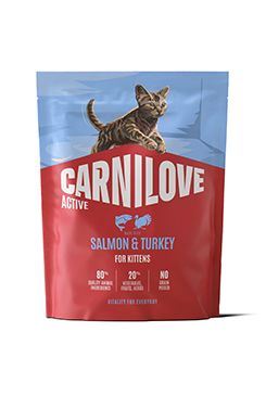 Carnilove Active Cat Salmon & Turkey for Kittens 400g