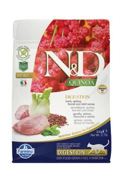 N&D Grain Free Quinoa CAT Digestion Lamb & Fennel 300g