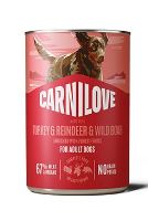 Carnilove Dog Can Paté Made with Turkey & Reindeer & Wildboar 400g (1)