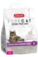 Podestýlka PURECAT mineral light clumping 10l Zolux Podestýlka PURECAT mineral light clumping 10l Zolux