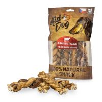 KIDDOG 100% Natural Snack, hovězí penis pletený 12 cm / 200g (1)