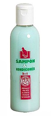 Šampon & kondicionér Topvet 2v1 pro kočky 200ml