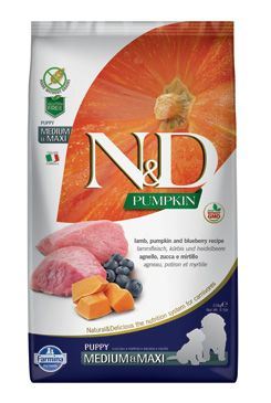 N&D Grain Free Pumpkin DOG Puppy Medium/Large Lamb & Blueberry 12kg