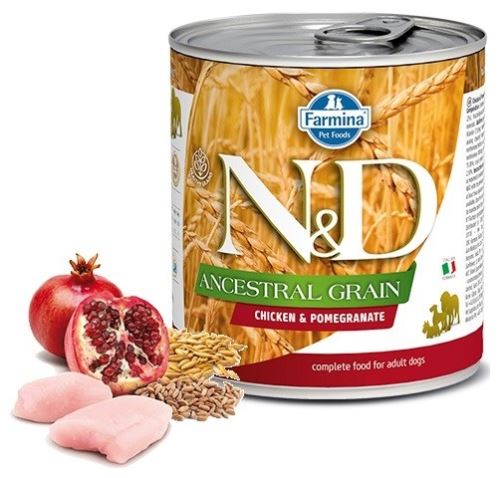 N&D DOG Low Grain Adult Chicken & Pomegranate 285g