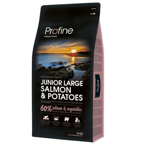 Profine NEW Dog Junior Large Salmon & Potatoes 15kg