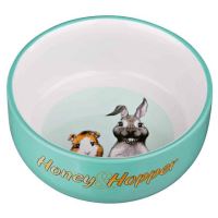 Keramická miska Honey-Hopper pro morče, králíka 250ml/11cm Trixie (1)