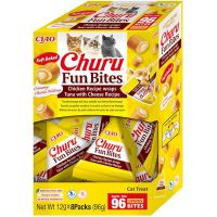 Inaba Churu Fun Bites cat snack tuňák&sýr 96g (1)