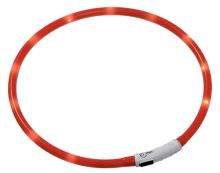 Obojek USB Visio Light 70cm červený KARLIE Obojek USB Visio Light 70cm červený KARLIE