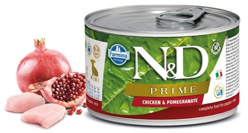 N&D DOG PRIME Puppy Chicken & Pomegranate Mini 140g