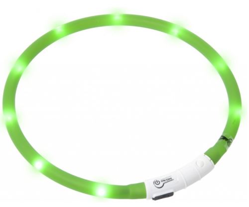 Obojek USB Visio Light 70cm zelený KARLIE