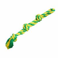HIP HOP Dvojité lano bavlněné 3 knoty 60cm/450g limetková, zelená (1)