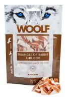WOOLF pochoutka Rabbit and Cod Triangle 100g (1)