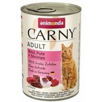 ANIMONDA konzerva CARNY Adult hovězí, krůta + ráčci 400g (1)
