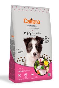 Calibra Dog Premium Line Puppy&Junior 12kg NEW - POŠKOZENÝ OBAL