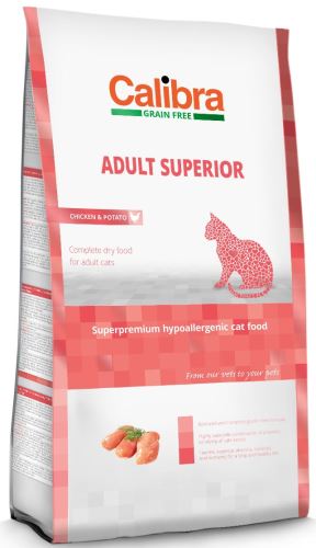 Calibra Cat Grain Free Adult Superior Chicken & Salmon 2kg