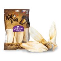 KIDDOG 100% Natural Snack, jehněčí ucho celé se záuškem 12-14 cm / 4 ks KIDDOG 100% Natural Snack, jehněčí ucho celé se záuškem 12-14 cm / 4 ks