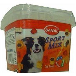 SANAL Sport MIX - poloměkké tvary kuře, hovězí 100g