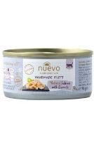 Nuevo kočka Handmade losos s mrkví konzerva 70g (1)