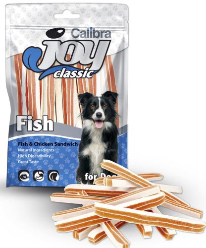 Calibra Joy Dog Classic Fish & Chicken Sandwich 80g NEW