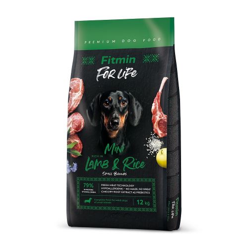 Fitmin dog For Life Lamb & Rice Mini12kg