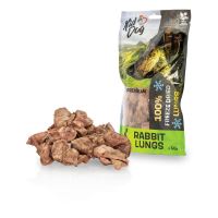 KIDDOG SUPER PREMIUM 100% králičí plíce v celku sušené mrazem 50g