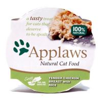 APPLAWS miska POT Cat kuřecí prsa s rýží 60g (4)