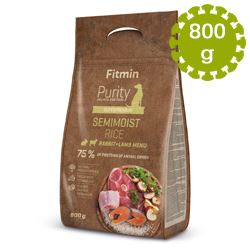 Fitmin dog Purity Rice Semimoist Rabbit&Lamb - 0,8kg