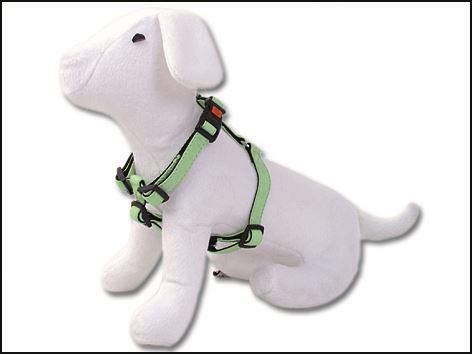 Postroj DOG FANTASY Classic zelený 65-100cm