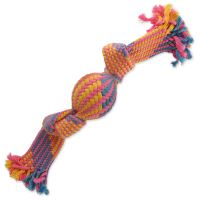 Přetahovadlo DOG FANTASY míč barevné vzor 2, 2 knoty - 33 cm 1ks Přetahovadlo DOG FANTASY míč barevné vzor 2, 2 knoty - 33 cm 1ks