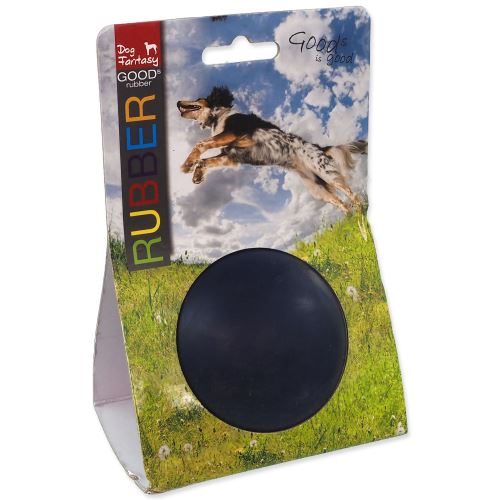 Hračka DOG FANTASY míč gumový házecí modrý 8 cm 1ks