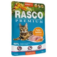Kapsička RASCO Premium Cat Pouch Adult, Turkey, Buckthorn