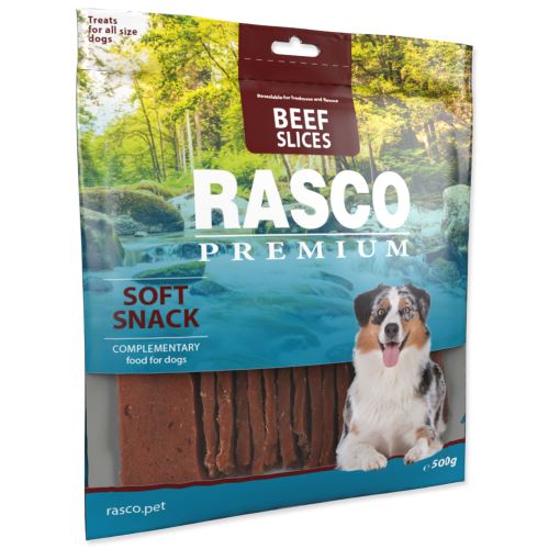 Pochoutka RASCO Premium plátky z hovězího masa 500g