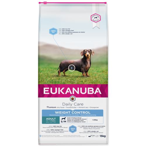 EUKANUBA Adult Medium Light / Weight Control 15kg