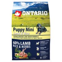 ONTARIO Puppy Mini Lamb &amp; Rice 2,25kg