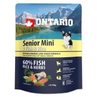 ONTARIO Senior Mini Fish &amp; Rice 750g