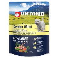 ONTARIO Senior Mini Lamb &amp; Rice 750g