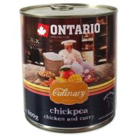 Konzerva ONTARIO Culinary Chickpea, Chicken and Curry 800g