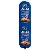 Salám BRIT Premium Sausage Chicken & White fish 800g Salám BRIT Premium Sausage Chicken & White fish 800g