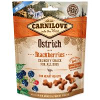 CARNILOVE Dog Crunchy Snack Ostrich with Blackberries with fresh meat 200g