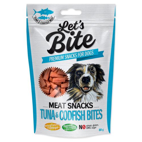 BRIT Let´s Bite Meat Snacks Tuna & Codfish Bites 80g