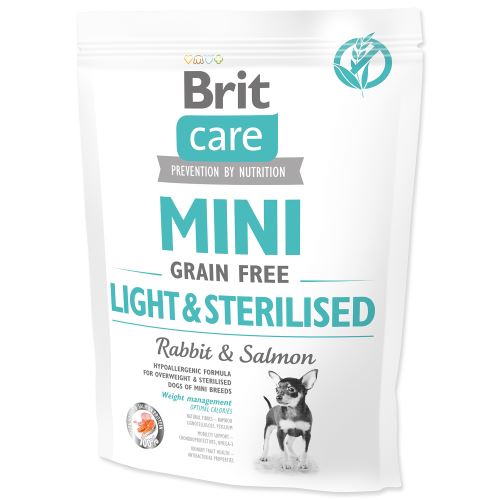 Brit Care Dog Mini Grain Free Light & Sterilised 400g