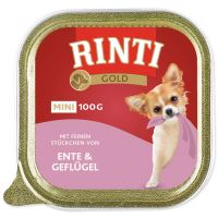 Vanička RINTI Gold kachna + drůbež 100g Vanička RINTI Gold kachna + drůbež 100g