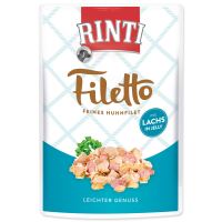 Kapsička RINTI Filetto kuře + losos v želé 100g