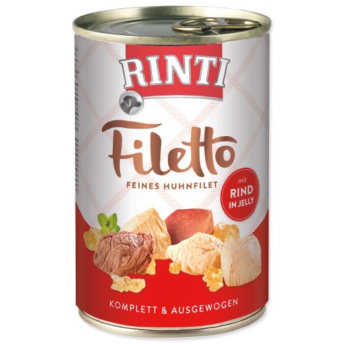 Konzerva RINTI Filetto kuře + hovězí v želé 420g