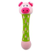 Hračka BeFUN TPR+plyš prase puppy 38cm