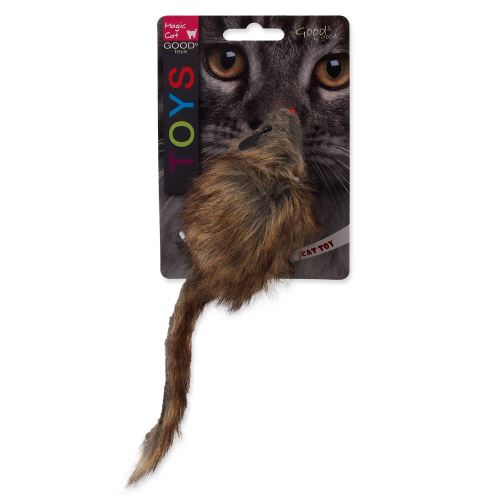 Hračka MAGIC CAT myš plyšová Gigant s catnipem 21cm