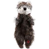 Hračka DOG FANTASY Skinneeez vlk plyšový 34cm