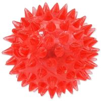Hračka DOG FANTASY míček LED růžový 5cm